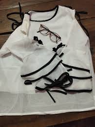 White Women White Dori Knoted Off Shoulder Tops Size L