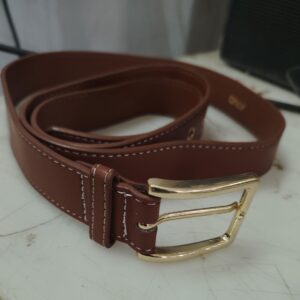 Brown Colour Artificial Leather Pin Buckle Belt For Men