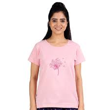 Women Tshirt Pink Color Size S