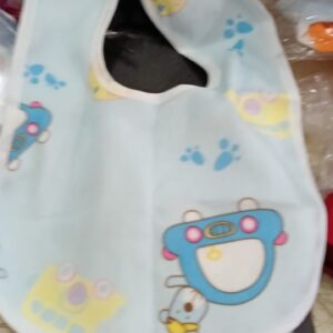 Sky Blue Printed Infant Baby Apron