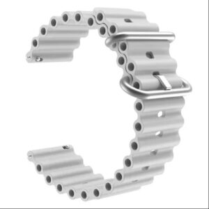 Watch Strap Silicone Belt 20Mm Color Grey