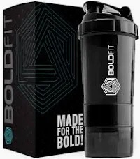 Boldfit Super Shaker 500Ml Black