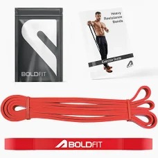 Boldfit Heavy Resistance Band For Workout Red