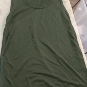 Regular Fit Vest Tops For Men Colour Green Size M