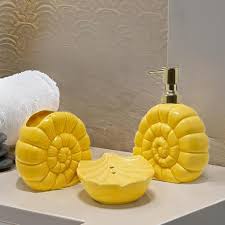 Fyup Ceramic Bathroom Accessories Set Of 3