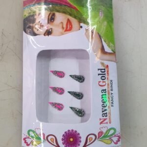 Naveena Gold Fancy Bindi Pack Of 3