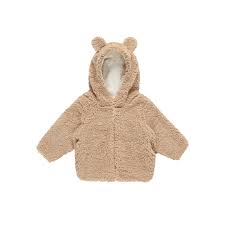 Teddy Design Jacket For Baby Cream Colour Size 1
