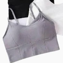 Grey Color Women Sports Bra Size S
