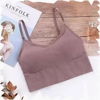 Dusty Pink Color Women Sports Bra Size S