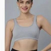 Grey Color Women Sports Bra Size S