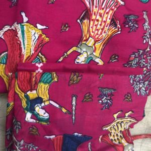 Pink Color Women Unstitched Suit With Dupatta