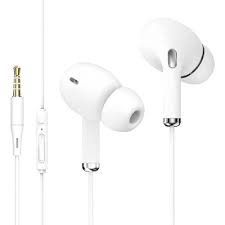 White Colour Earphone