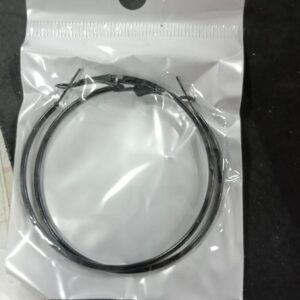 Earrings For Women 60Mm Hot Black Stainless