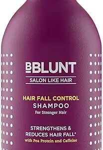 Bblunt Hair Fall Control Shampoo With Pea Protein Caffeine For Stronger Hair 300Ml