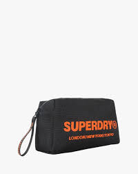 Superdry Vintage Classic Wash Bag Colour Black