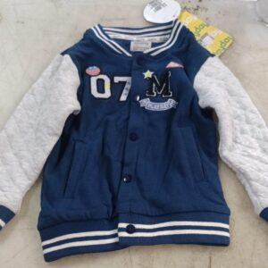 Kids Bomber Jacket Colour Blue Size 12 To 18 Month