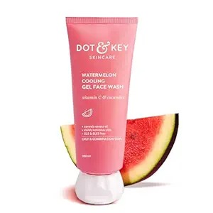 Dot Key Watermelon Cooling Gel Face Wash With Vitamin C Cucumber 100Ml