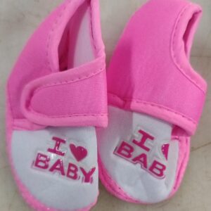 Infant Wear Cotton Baby Booties 0 To 12 Month Colour Pink
