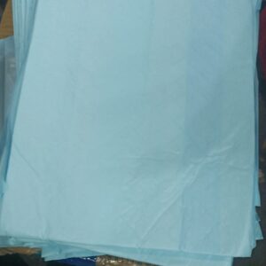 Baby Waterproof Bed Sheet Sky Colour Size 31 X 37 Inch Pack Of 15