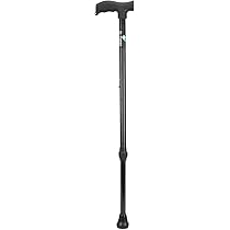 Drpoint Torso Black Edition Premium Walking Stick With Adjustable Height