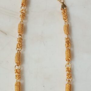 Artificial Neck Chain For Men Gold