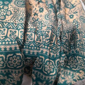 Womens Printed Skirt Green Size M