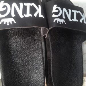 Mens Slides Black Size 7