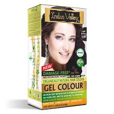 Indus Valley Chatain Clair 5Point00 Gel Coloration 20G Plus 200Ml