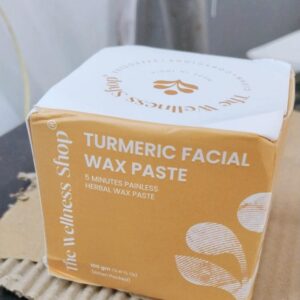 The Wellness Shoppe Turmeric Wax Paste 5 Minutes Painless Herbal Wax Paste 100G