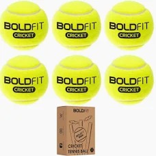 Boldfit Cricket Ball Tennis Ball Box Set Of 6