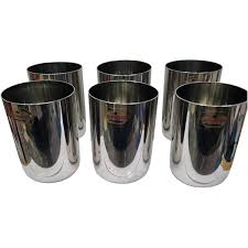 Stainless Steel Glass 3 Pc Set
