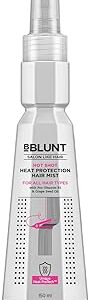 Bblunt Hot Shot Heat Protection Hair Mist Designed For Indian Hair 230 Celsius Protection Hair Spray 150 Ml
