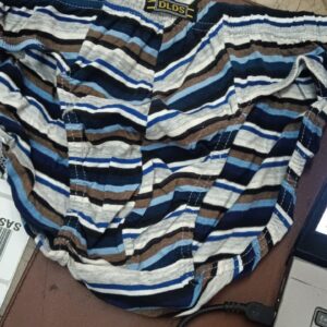 Ecolove Brief For Men Cotton Elastane All Over Print Skin Friendly Underwear Blue Size 90