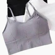 Women Sports Bra Gray Size S