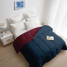 Red And Blue Colour Ac Blanket Double Comfort