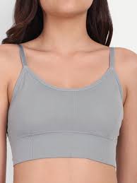 Women Everyday Lightly Padded Bra Size M Grey