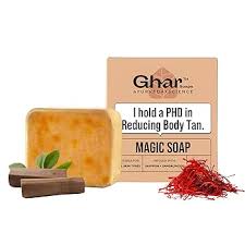 Ghar Soaps Sandalwood And Saffron Magic Soaps 100G