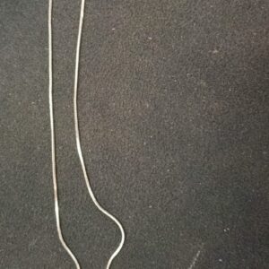 Silver Colour Stainless Steel Snake Chain With Locket For Woman