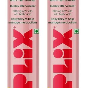 The Plant Fix Plex Apple Cider Vinegar Effervescent 15 Tablet Pack Of 2