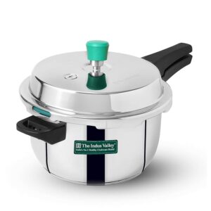 The Indus Valley Stainless Steel Pressure Cooker Outer Lid 5 L