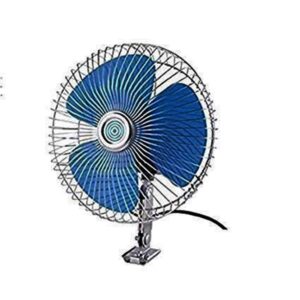 Blue Mini 12V Dc Car Fan 6 Inch
