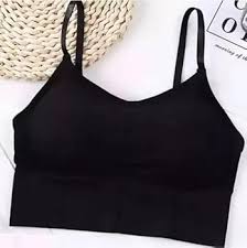Kumpa Womens Cotton Wirefree Full Coverage Padded Bra Black Colour Size 30