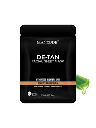 Mancode Detan Facial Sheet Mask 25 Ml