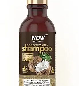 Wow Skin Science Coconut Milk Shampoo No Parabens Sulphate Color And Salt Dht Blockers 250Ml