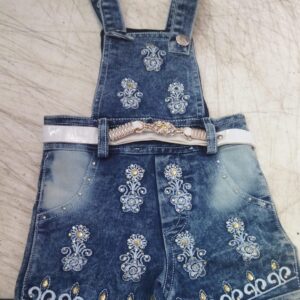 Kids Girls Blue Color Designer Dress Size 2 Y