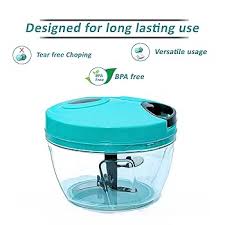 Grey With Green Handy Chopper 500Ml