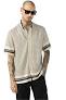 Gas Printed Blended Fabric Relaxed Fit Mens Casual Shirt Size 2Xl Cream Colour