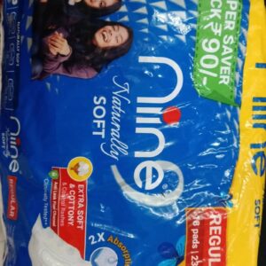 Nine Dry Comfort Rash Control Regular 230Mm 18Pass