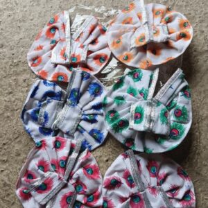 Laddu Gopal 6 Cotton Poshak 6 Fancy Mala Set