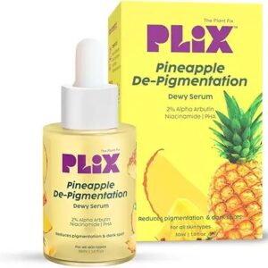 The Plant Fix Plix 2 Alpha Arbutin Pineapple Depigmentation Dewy Face Serum All Skin 30Ml